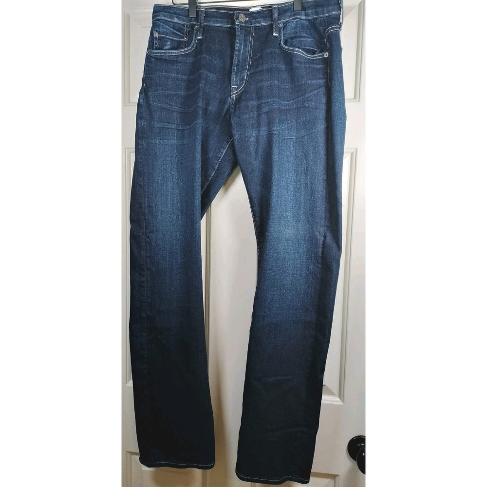 Edwin Men Jace Slim Straight Leg Jeans Size 32x32 Black Charcoal Stretch Denim